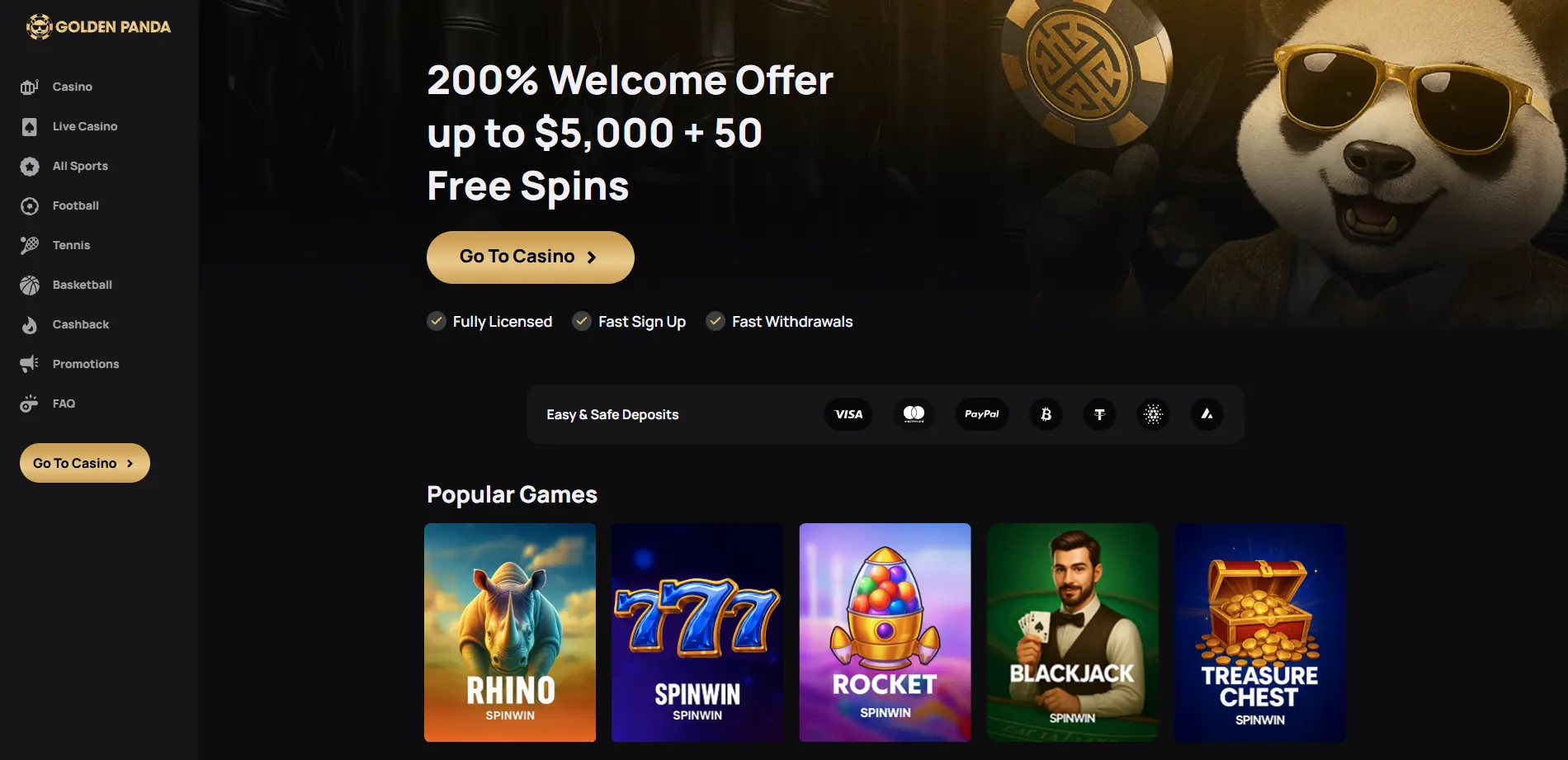 Golden Panda nya casino: slot med bonusrundor Golden Panda nya casino